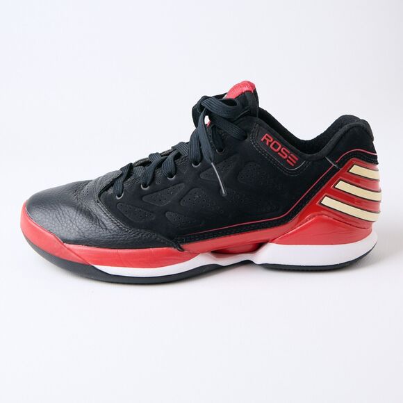 Men's adidas Rose 2.5 Low Chicago Bulls 'Away' Black/Red Basketball Shoes Size 8 - Picture 10 of 10